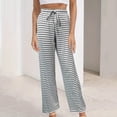 thumbnail image 2 of Women's Wide Leg Pants High Elastic Waisted in The Back Business Work Trousers Long Straight Suit Pants, 2 of 4