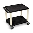 thumbnail image 2 of FSE 373-WT26-P 26"H AV Cart - Two Shelves - Putty Legs, 2 of 2