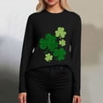 thumbnail image 6 of UngA St. Patricks Day Shirts for Women Casual Long Sleeve Lucky Irish Shamrock Paddy's Day Graphic Tees Tops,Size S, 6 of 8
