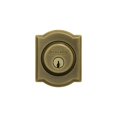 thumbnail image 2 of Single Cylinder Deadbolt Camelot Rose - Antique Brass, 2 of 6
