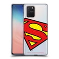 thumbnail image 1 of Head Case Designs Officially Licensed Superman DC Comics Logos Oversized Soft Gel Case Compatible with Samsung Galaxy S10 Lite, 1 of 7