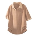 thumbnail image 4 of LEKWK Golf Shirts for Men Short Sleeve V Neck Collared Tops Lightweight Regular Fit Comfy Athletic Shirts Summer Fashion Workout Old Money Tops, 4 of 9