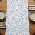 thumbnail image 5 of Table Runners 72 Inches Long Dress Scarves, Light Blue Dandelion Farmhouse Kitchen Table Runner, Coffee Tablerunners, Spring Flowers Modern Minimalist 18x72 Inch, 5 of 9