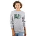 thumbnail image 3 of Woodsy Owl Slogan Give a Hoot Long Sleeve TShirt Men Women Brisco Brands S, 3 of 6