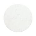 thumbnail image 6 of Kate and Laurel Engles Traditional Adjustable-Height Pedestal Drink Table, 10 x 10 x 30, White Marble and Antique Brass, Vintage Round Indoor Metal Plant Stand with Authentic Marble Tabletop, 6 of 10
