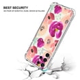 thumbnail image 4 of Pink Flower Case for Samsung Galaxy S22 Ultra,Aesthetic Colourful Floral Plant Case for Men Women,Unique Soft TPU Bumper Case Cover, 4 of 5