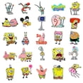 thumbnail image 2 of 50 unidades de pegatinas de Bob Esponja de animación de dibujos animados maleta cuaderno taza de agua pegatinas impermeables, 11 Afortunado Sencillez, 2 of 2