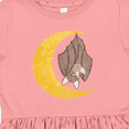 thumbnail image 4 of Inktastic Moon Bats Girls Toddler Dress, 4 of 5