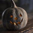 thumbnail image 4 of Halloween Decorations Pumpkin Candle Holder Lantern Vintage Autumn Farmhouse Table Decoration for Fall Home Indoor Outdoor Front Porch Mantel, 4 of 8