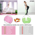 thumbnail image 3 of Resistance Bands with Handles,Pull Up Bands Fabric Long Resistance Bands Set of 10 Long Workout Bands with Door Anchor, Handles, Exercise Bands for Working Out, Weight Training, 3 of 10