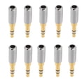 thumbnail image 3 of Mini conector estéreo de 3,5mm, doble canal, terminal de soldadura de 3,5mm, conector equilibrado para reparación de auriculares DIY, 3 of 14