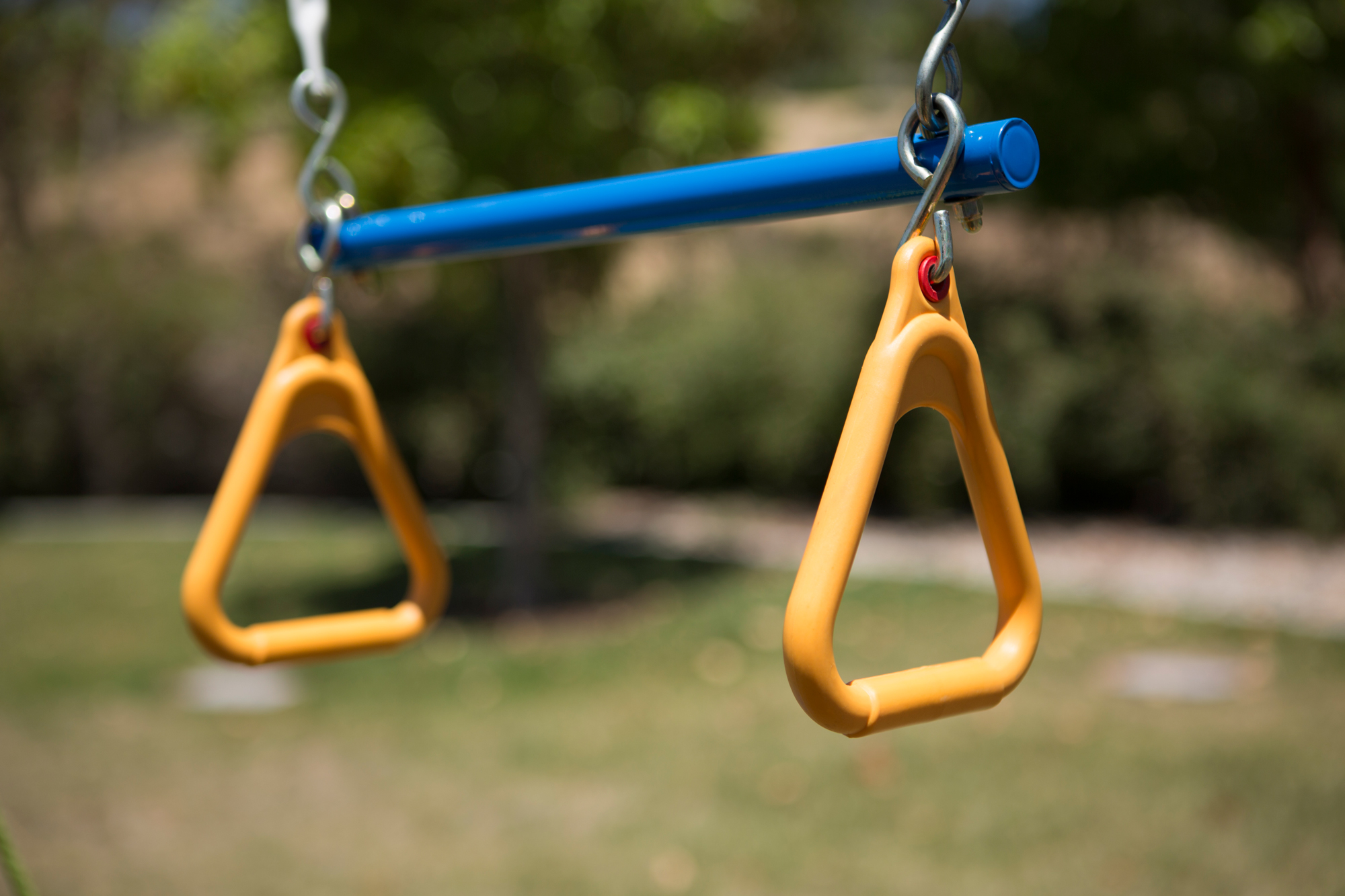 Fitness Reality Kids 'The Ultimate' 8 Station Sports Series Metal Swing Set with Basketball and Soccer - image 12 of 16