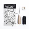 thumbnail image 1 of Leather Sewing Needles Stitching Needle Set Thread Thimbles Hand Sewing Tool, 1 of 5