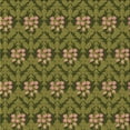 thumbnail image 1 of Ahgly Company Indoor Square Patterned Milk Chocolate Brown Area Rugs, 5' Square, 1 of 6