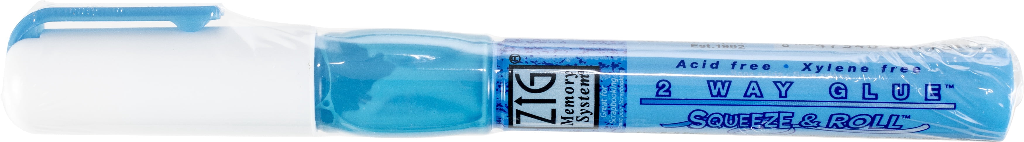 Zig Memory System 2 Way Glue Squeeze & Roll, 12 Count