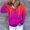 Hot Pink, variant on Women Hoodie Pull over Hoodie for Womens Long Sleeved Pockets Drawstring Button Pullover Print Comfy Stylish Plus Size Tops Ladies Weekend Workout Fall Winter Wear Hot Pink