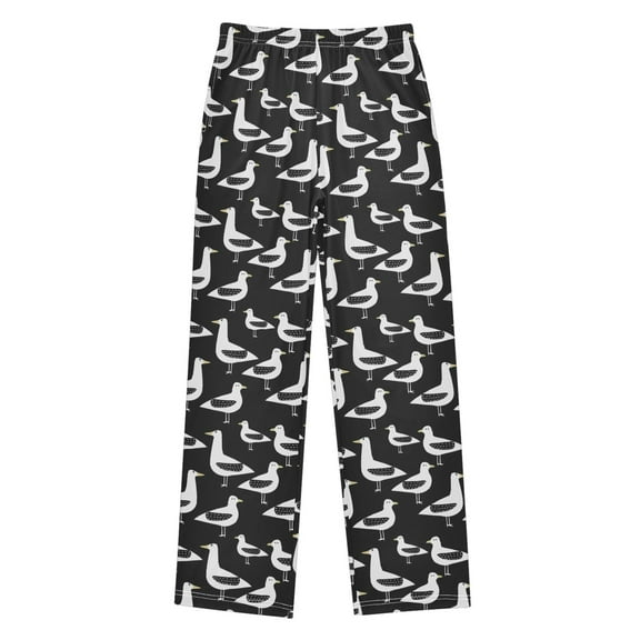 joogoo Seagull Pajama Pants Pj Bottoms Sleepwear Lounge L