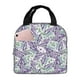thumbnail image 1 of Easygdp Lavender Flowers Bolsa Térmica Premium - Tela Oxford Impermeable, Gran Capacidad, Bolsillo Frontal, Unisex para Trabajo, Escuela, Actividades al Aire Libre y Picnics, 1 of 8