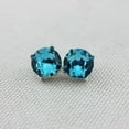 thumbnail image 5 of Fashion Silver Plated 1.5cm Glass Crystal Dot Studs Facted Round Stud Earrings, 5 of 9