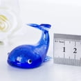 thumbnail image 5 of H&D Blue Whale Sculpture Glass Whale Figurine Hand Blown Sea Animal Ornament, 5 of 7