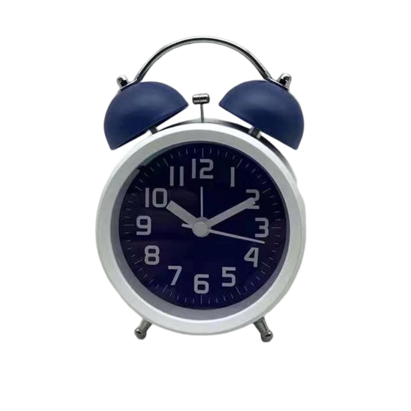 Alarm Clock with Backlight Gentle Lights Time Display Nordic Style Living Room Desktop Ring