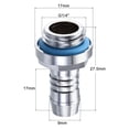 thumbnail image 2 of Conector de manguera de latón Uxcell para refrigeración de agua de PC 4Pcs 9mm, 2 of 6