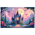 thumbnail image 2 of LUUFILx Fantasy Castle Backdrop Fairy Tale Theme for Birthday Party Decorations Photography Background Wedding Kids Event Banner Decor, 2 of 9