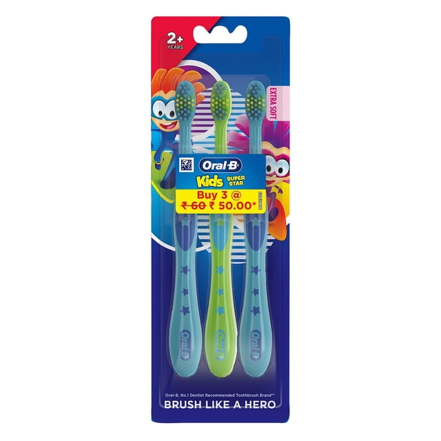 Cepillo dental Oral-B Kids Extra Soft paquete de 3