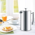 thumbnail image 5 of Belwares French Press Coffee Maker 50 oz Stainless Steel Coffee Press, Double Wall French Press with 4-Level Filter, 5 of 8