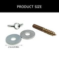 thumbnail image 3 of Parrots Cage Accessories Birdcage Standing Rack Screw Bolts Installation Tool Set Birdcage Perch Toy Fixed Screws Washers, 3 of 7