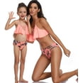 thumbnail image 2 of Girls Swimsuit High Waisted Two Pieces Bikini Set Swimwear Bathing Suits, 2 of 7