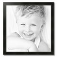 thumbnail image 2 of ArtToFrames 25" x 26" Honors Black with Silver Picture Frame, 25x26 inch Black Wood Poster Frame (WOM-5157),  Pack, 2 of 7