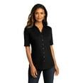 thumbnail image 3 of Port Authority LK682 Ladies City Stretch Top, True Blue, 3XL, 3 of 6
