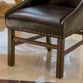 thumbnail image 4 of Barrett Brown Bonded Leather Dining Chair (Single), 4 of 6