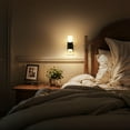 thumbnail image 2 of YANSUN 2 Pack Black Cylindrical Night Light with Long & Short Dual Shades, 3000K Warm White, Dimmable 0%-100%, Plug in, Home Decor, 2 of 7