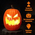 thumbnail image 3 of Lámpara Calabaza Halloween La Escena LED Espeluznante para Fiesta (G), 3 of 9