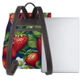 thumbnail image 3 of Balery Strawberry2 Mochila de Cuero para Mujeres, Gran Capacidad, Bolsa de Viaje Multifuncional, Mochila de Cuero y Bolsa de Hombro para Mujeres, 3 of 4