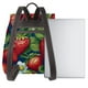 thumbnail image 3 of Disketp Strawberry2 Mochila de Cuero para Mujer, Bolso de Espalda Antirrobo con Estilo para Viaje, Trabajo y Uso Diario, 3 of 4