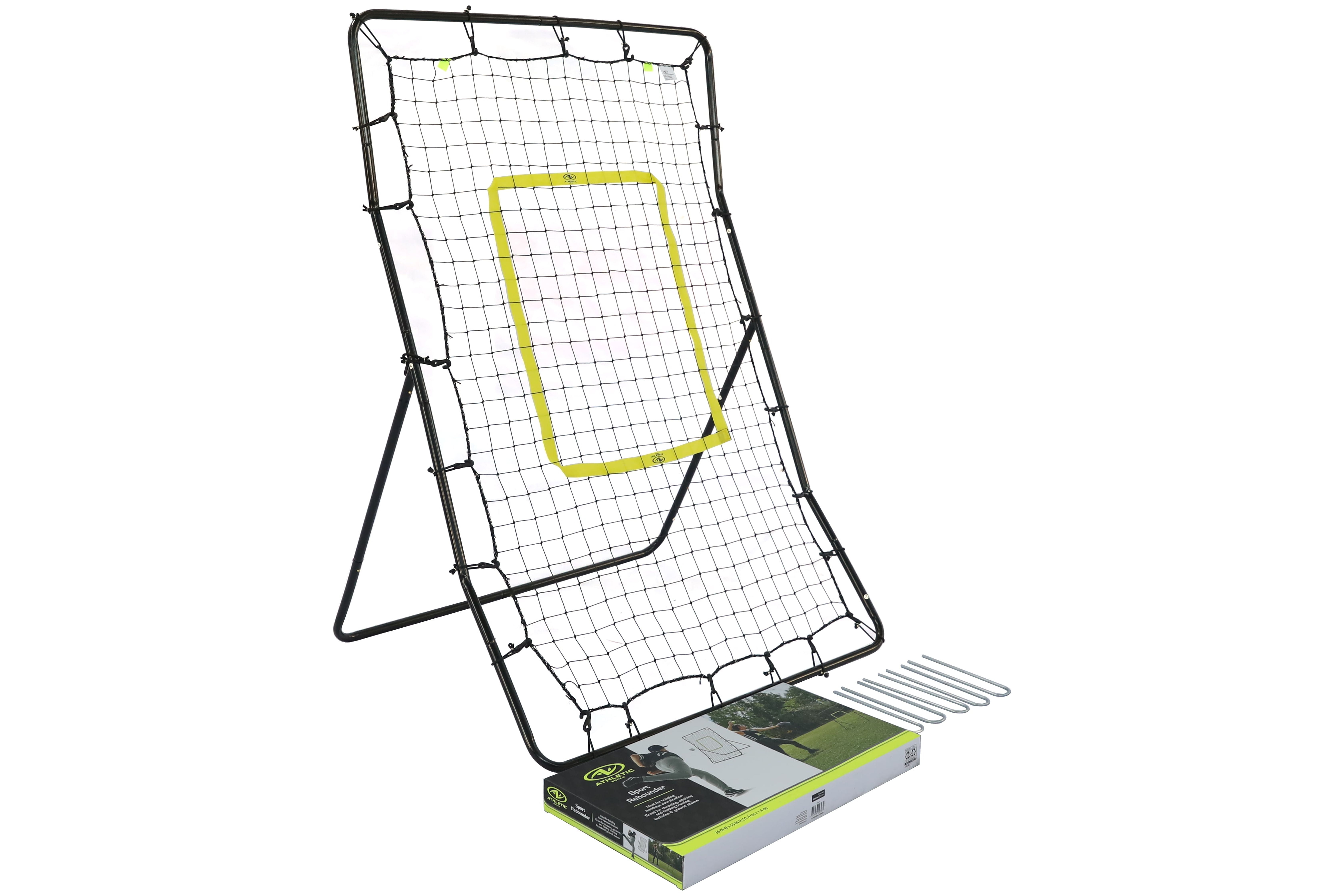 Athletic Works 36 In. x 55 In. Baseball Rebounder Net with Fastpitch Softballs