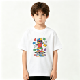 thumbnail image 2 of Autism Awareness Boys Graphic Tee, Cute Different Colored Puzzle 100% Cotton Kids Short Sleeve T-Shirt, 2 of 5
