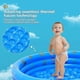 thumbnail image 3 of Inflatable pool 3 rings PVC non-slip bathtub swimming pool for toddlers children family outdoor garden water games, 3 of 5