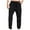 Black, variant on Mlzmgr Joggers for Men Elastic Waisted Slim Fitted Sweatpants Casual Athletic Pants Running Workout Trousers