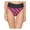 Black/Pink, variant on Womens High-Waist Printed Swim Bottom Separates