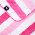 thumbnail image 4 of NC 2 Piece Bath Towel Set, Cabana Stripe Microfiber Soft Fast Drying Towels, Pink, 4 of 5