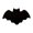 A, variant on A Halloween Ghost Bats Shaped Felt Placemats Non Slip Heat Resistant Dining Table Mats For Party Decor