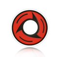 thumbnail image 3 of Lentes de contacto de colores para Halloween, accesorios de Cosplay de Itachi Sharingan, prescripción anual, 2 piezas/1 par, 3 of 3