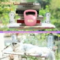 thumbnail image 2 of Percha Plegable para Ventana de Gato LANERmooos con Ventosas Resistentes, 2 of 6