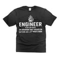 thumbnail image 2 of Mens Engineer T-shirt Funny Engineer Shirts Engineer Joke T-Shirt Engineer Gift Ideas Shirt For Men (XX-Large Grey), 2 of 6