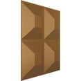 thumbnail image 2 of Ekena Millwork 11 7/8"W x 11 7/8"H Swindon EnduraWall Decorative 3D Wall Panel, Bright Coat Gold (12-Pack for 11.76 Sq. Ft.), 2 of 6