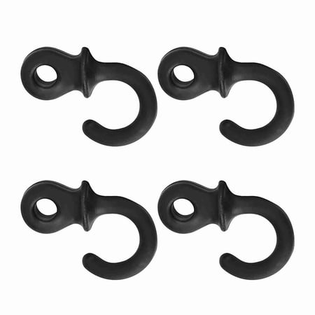 BIMZUC 4Pcs Compound Bow String Stabilizer Vibration Damper Shock Absorber Flexible Rubber Silencer for Archery Hunting Target Practice Black (1.3 inches / 3.2 cm)